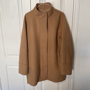 J CREW FACTORY CITY COAT In Camel